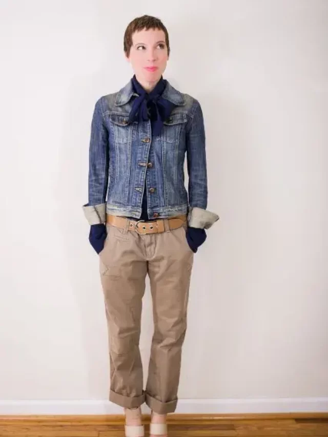 looks com calça e jaqueta jeans