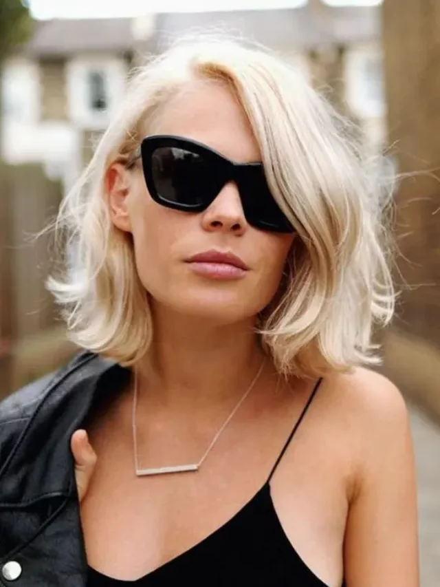 9 cortes para cabelos curtos com loiro platinado