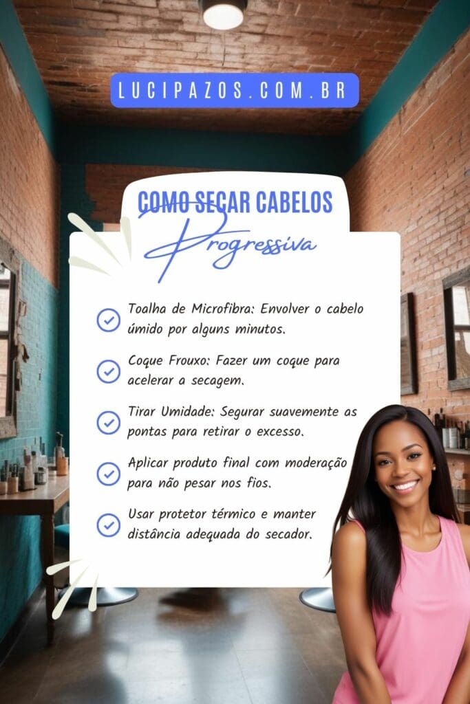Cabelo com progressiva: pode secar naturalmente? 3 Cabelo com progressiva: pode secar naturalmente?