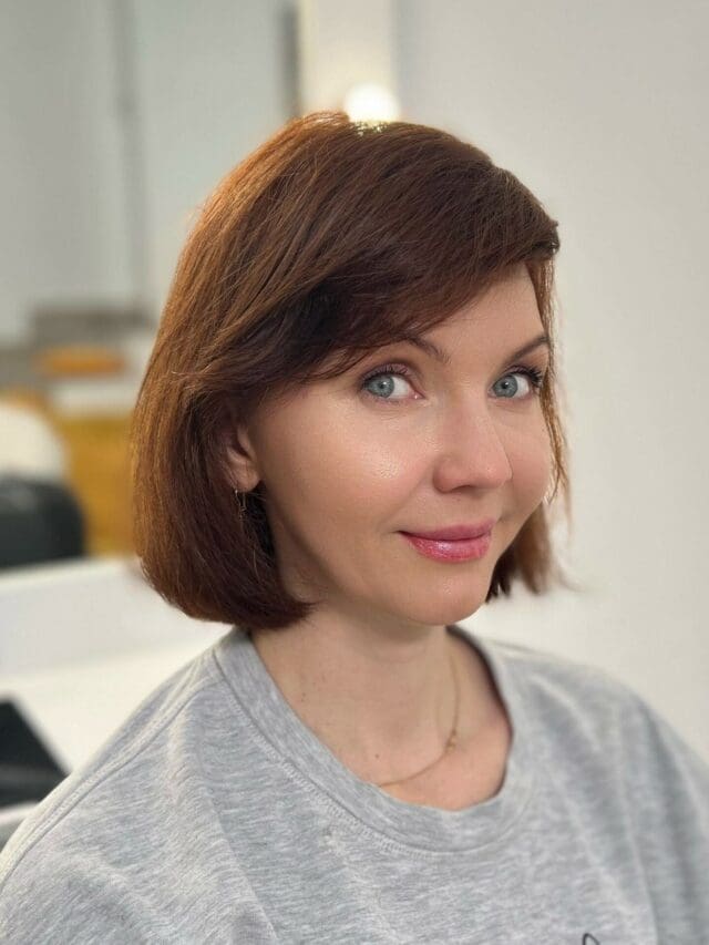 9 cortes médios para levantar o rosto