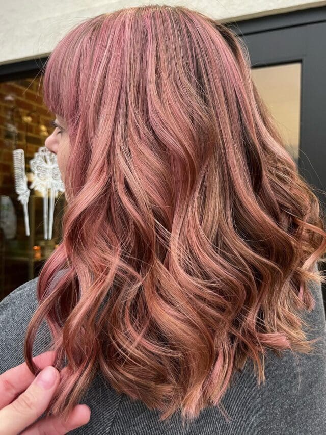 9 cortes para usar um balayage rosa pastel 5