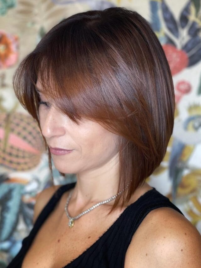 9 cortes com franjas para usar bob invertido