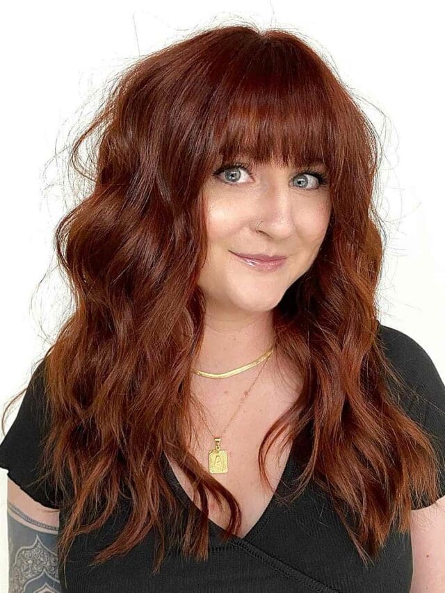 9 razões para ter cabelos longos com franjas