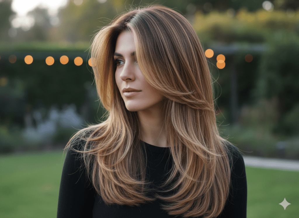 9 penteados longos com balayage indicados para festas
